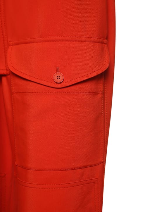 Stella McCartney: Fluid viscose blend high waist pants