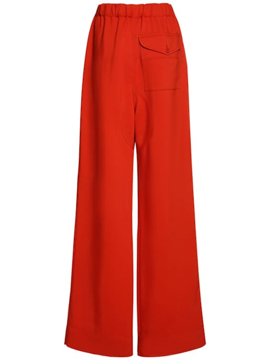 Stella McCartney: Fluid viscose blend high waist pants