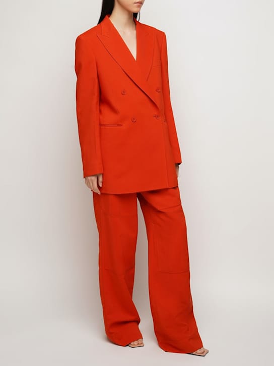 Stella McCartney - Fluid viscose blend high waist pants