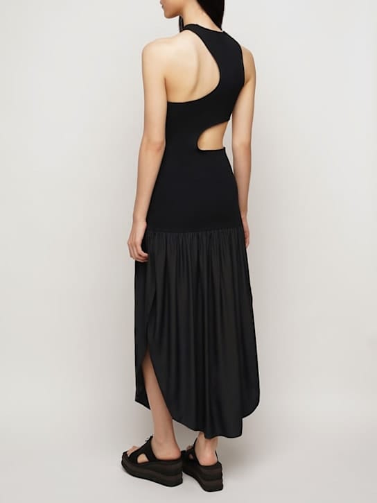 Stella McCartney: Silk midi dress with cut-out