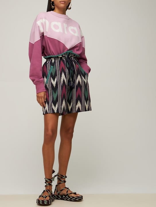 Marant Etoile - Linima cotton canvas shorts