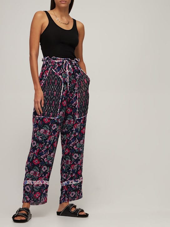 Marant Etoile - Ryama printed chiffon pants