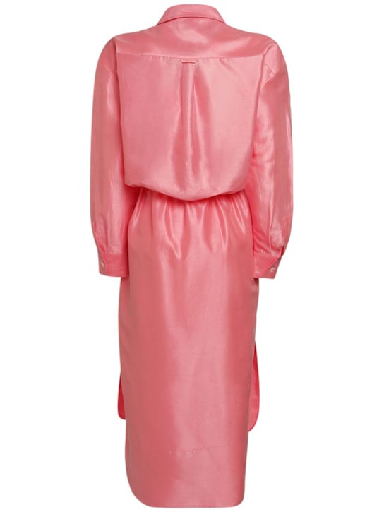 Rosie Assoulin: Cotton and silk-blend midi dress with knot