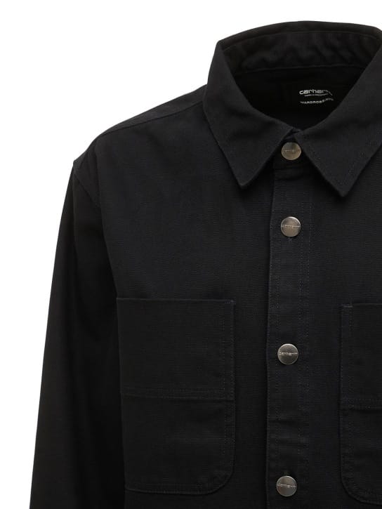 Wardrobe.nyc: Carhartt Wip棉质帆布衬衫式夹克