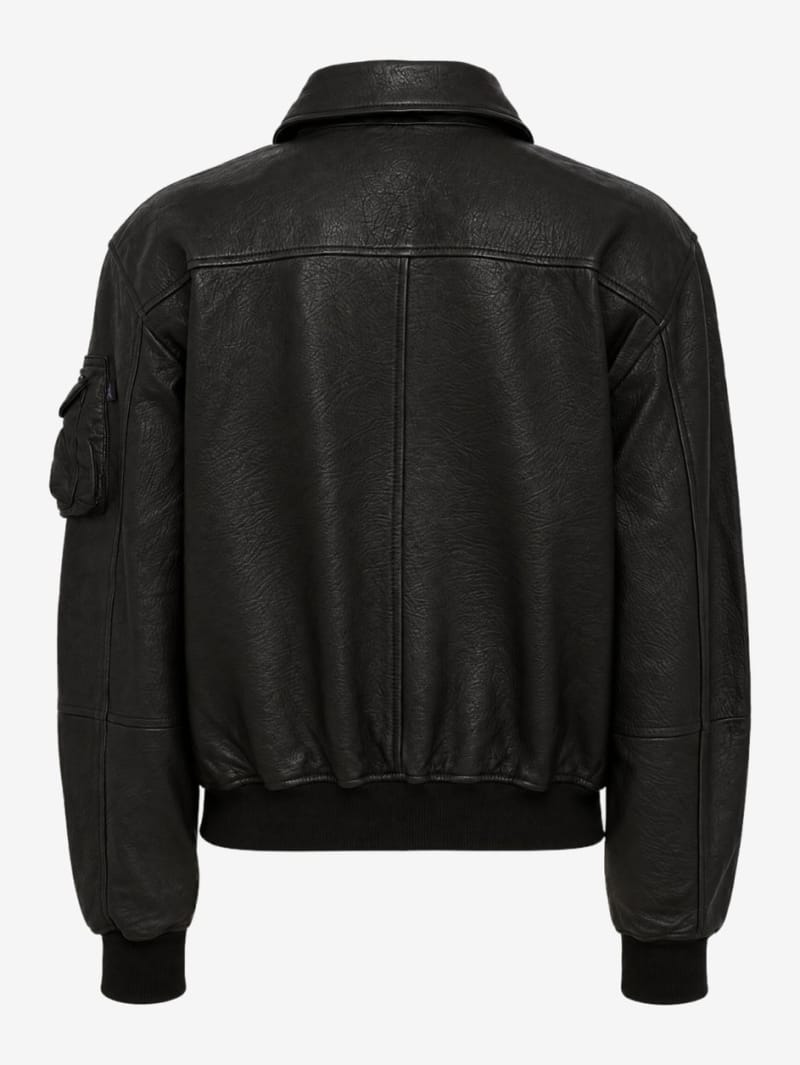 Alpha Industries: CWU-36/P leather UV bomber jacket