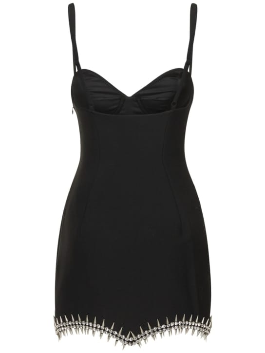 Area: Robe courte avec cristaux et clous
