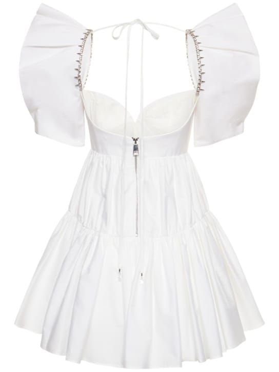 Area: Robe en coton avec manches bouffantes