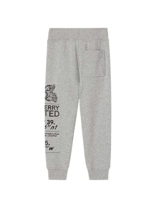 Burberry: 印花棉质运动裤