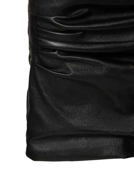 Michael Kors Collection: Abito monospalla in pelle d'agnello