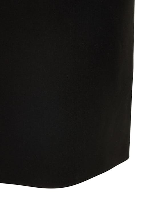 Michael Kors Collection: Virgin wool midi dress with cut-outs