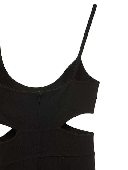 Michael Kors Collection: Virgin wool midi dress with cut-outs