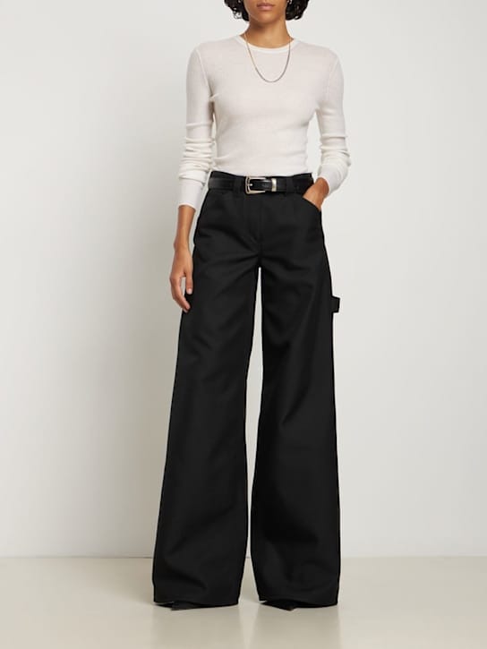Michael Kors Collection: Crew Neck Long Sleeve Pullover