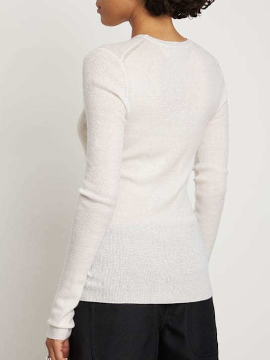 Michael Kors Collection: Crew Neck Long Sleeve Pullover
