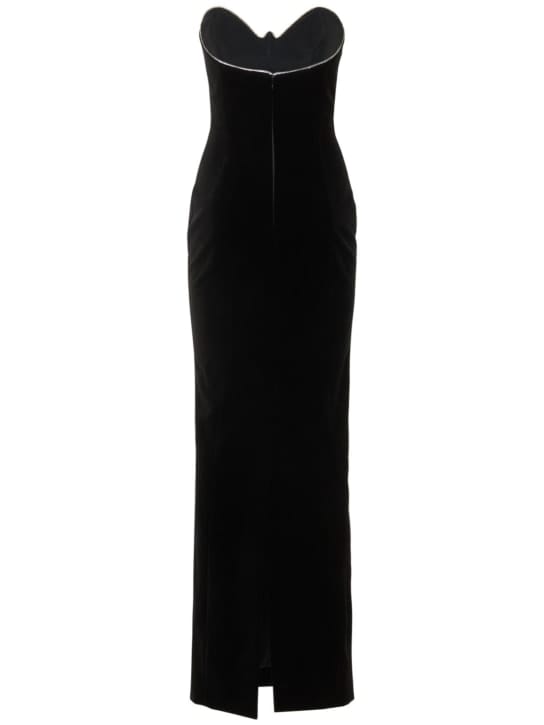 Alexandre Vauthier: Long dress with sweetheart neckline