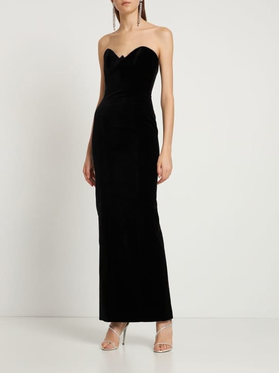 Alexandre Vauthier: Long dress with sweetheart neckline