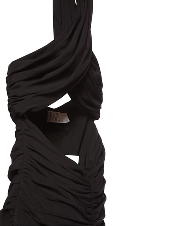 Giuseppe Di Morabito: Draped mini dress with cut-out