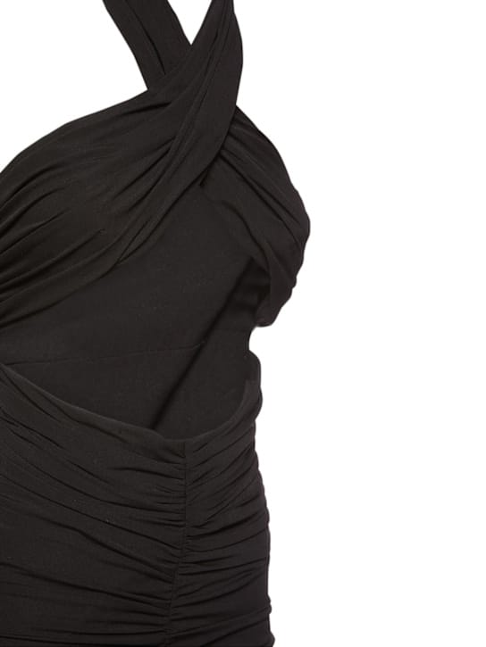 Giuseppe Di Morabito: Draped mini dress with cut-out