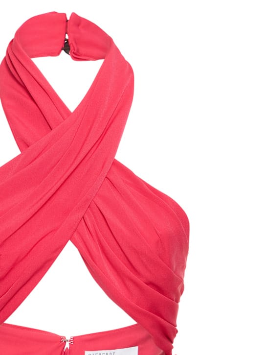 Giuseppe Di Morabito: Draped mini dress with cut-out