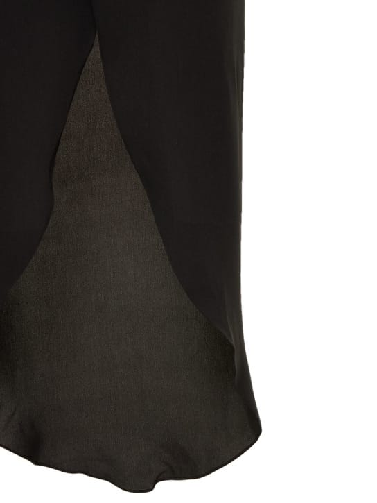 Giuseppe Di Morabito: Halterneck maxi dress with ruching