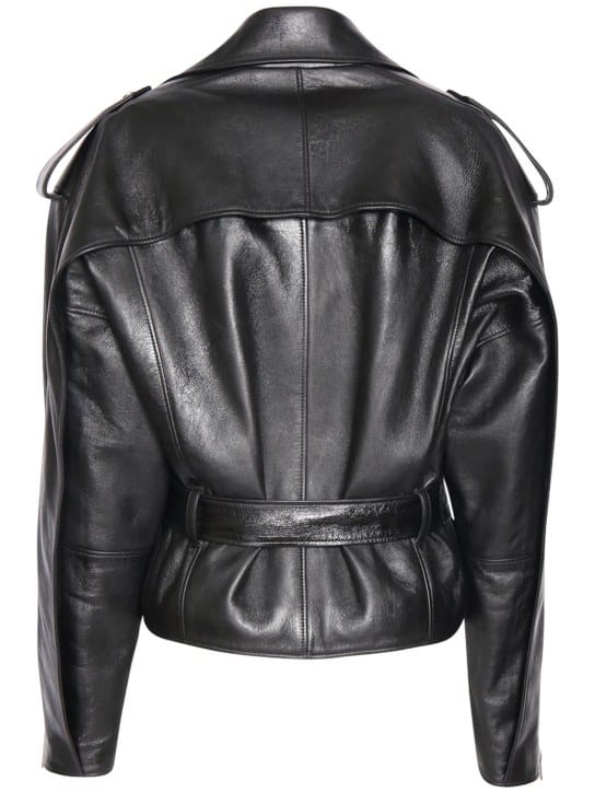 Alexandre Vauthier: Perfecto皮革机车夹克