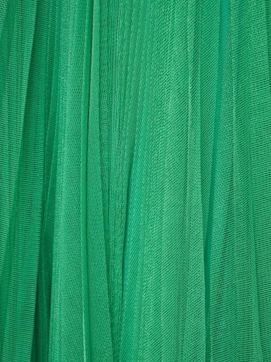 Maria Lucia Hohan: Abito lungo in tulle plissé