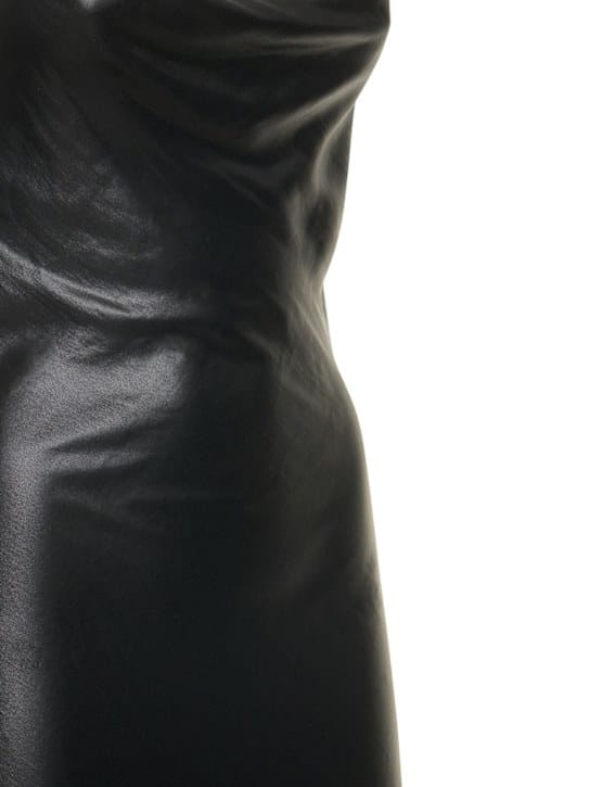 Stella McCartney: Vestido largo de raso con espalda abierta