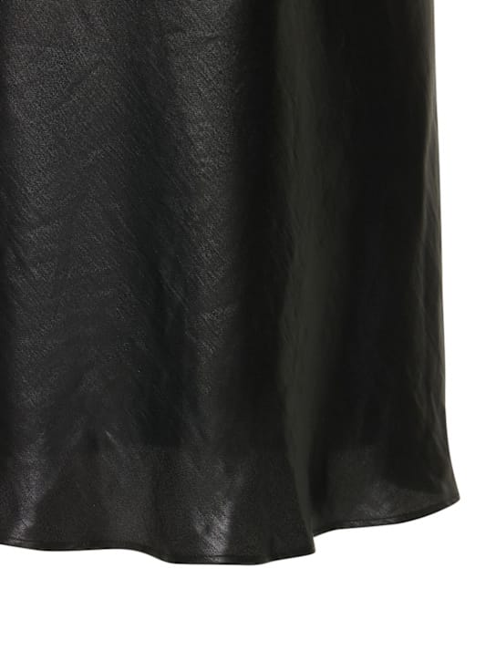 Stella McCartney: Vestido largo de raso con espalda abierta
