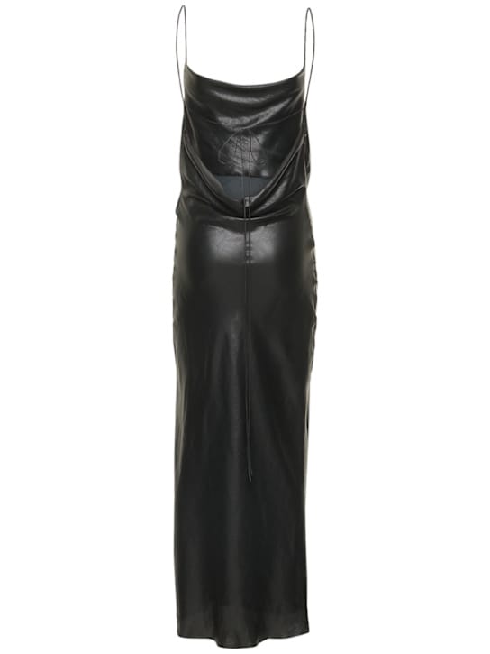 Stella McCartney: Vestido largo de raso con espalda abierta