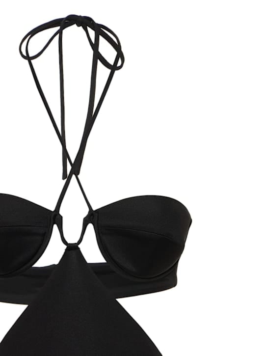 Stella McCartney: Abito midi cut out all'americana