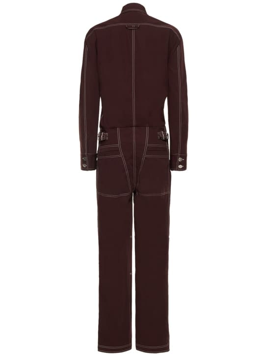 Stella McCartney: 棉质斜纹连身裤