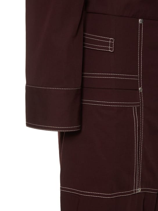 Stella McCartney: 棉质斜纹连身裤