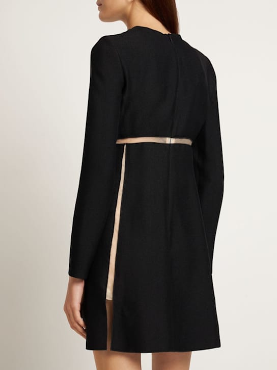 Giambattista Valli: Straight mini dress with crystals