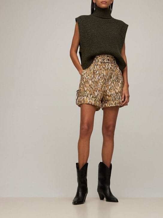 Marant Etoile - Kaloscoe印花棉质短裤