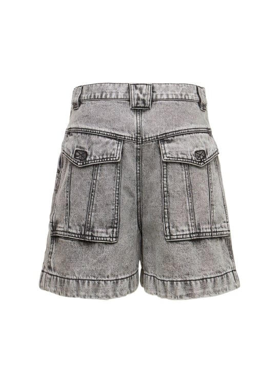 Marant Etoile: Vinca棉质牛仔短裤