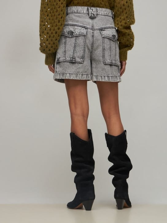 Marant Etoile: Vinca棉质牛仔短裤