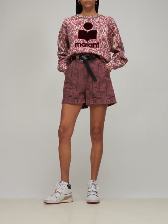 Marant Etoile - Vinca棉质牛仔短裤