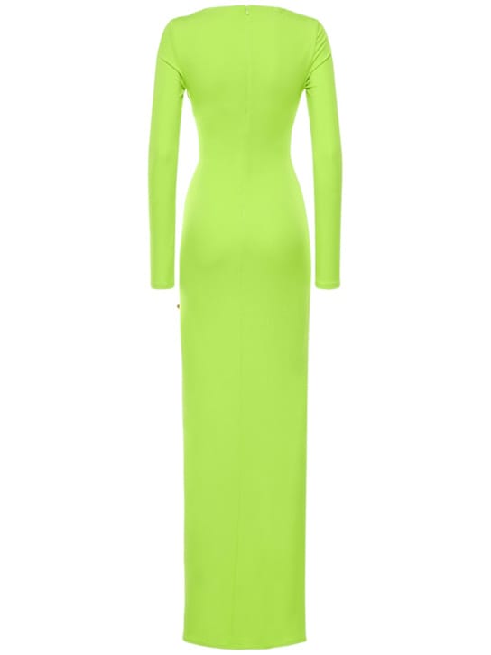 Dundas: Vestido largo de jersey con aberturas