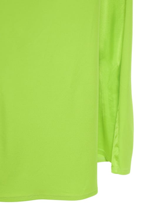 Dundas: Vestido largo de jersey con aberturas