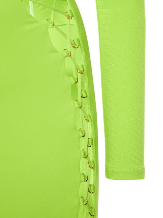 Dundas: Vestido largo de jersey con aberturas