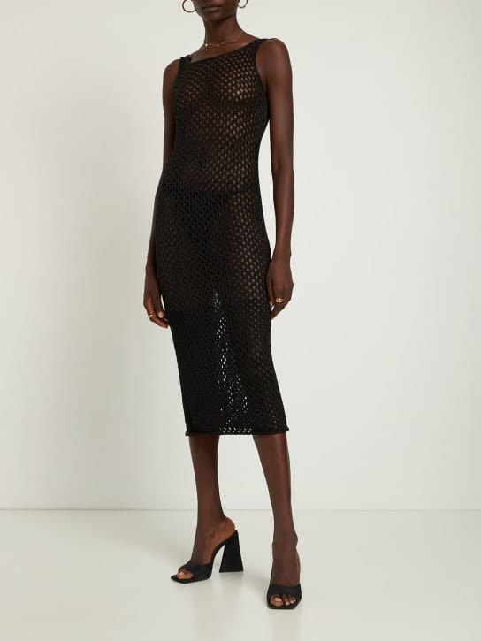 Dion Lee: Openwork knit midi dress