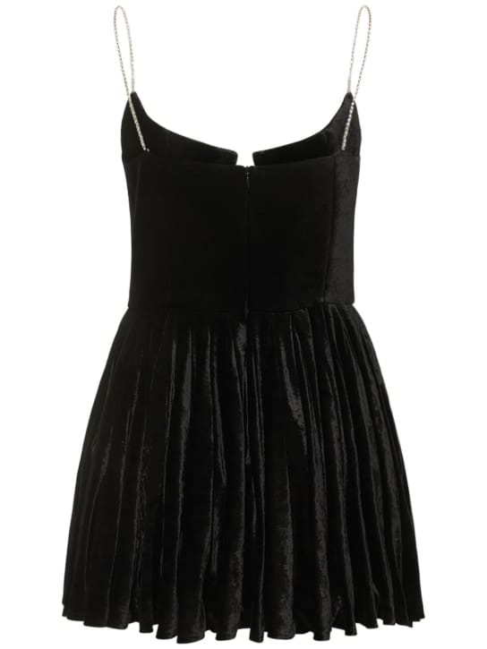 Magda Butrym: Velvet bustier mini dress