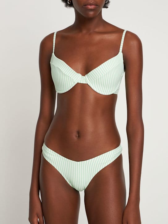 Weworewhat: Bikini a fascia con cut-out centrale