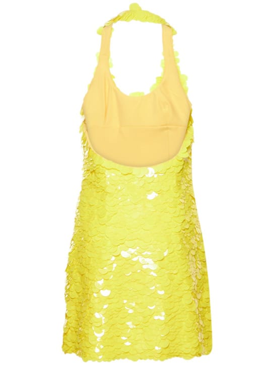 The Attico: A-line sequin mini dress