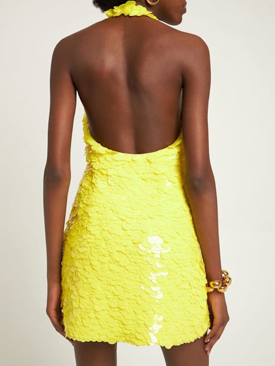 The Attico: A-line sequin mini dress