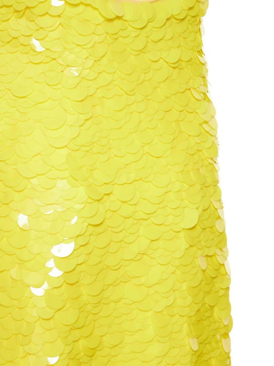 The Attico: A-line sequin mini dress