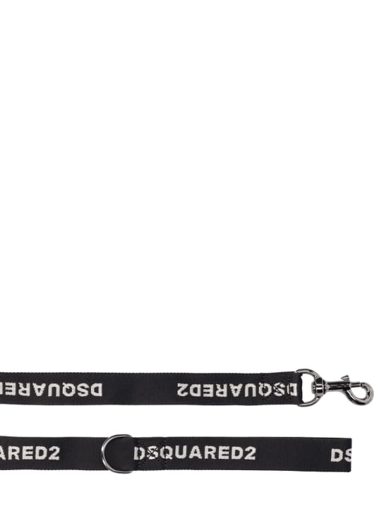 POLDO X DSQUARED2 - Logo缎带宠物牵引绳