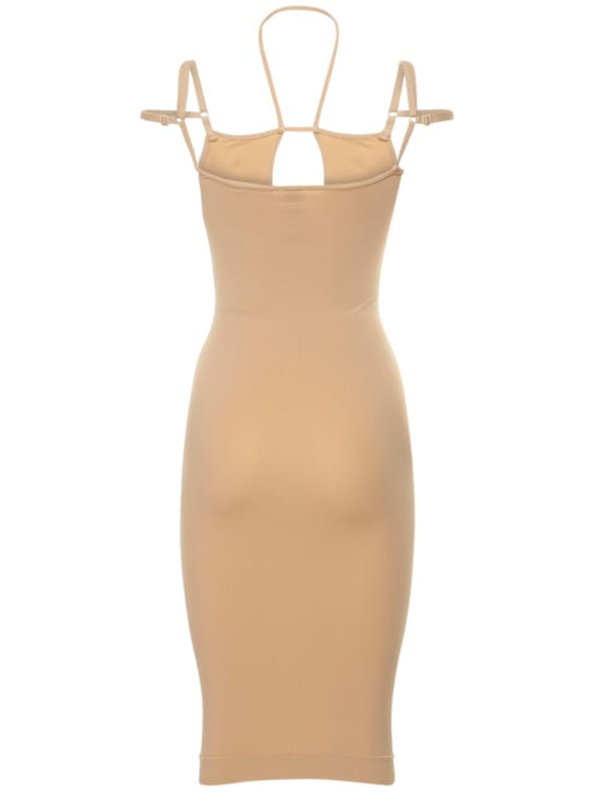 Andreadamo: Cut-out strap midi dress