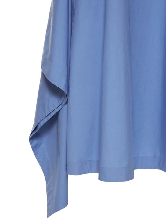Deveaux: Cotton dress with draped panels