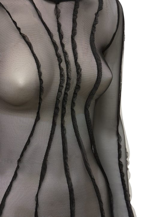 Sami Miro Vintage: Vestito con maniche lunghe e scollo rotondo