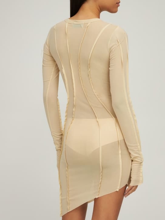 Sami Miro Vintage: Miniabito stretch con cuciture a vista